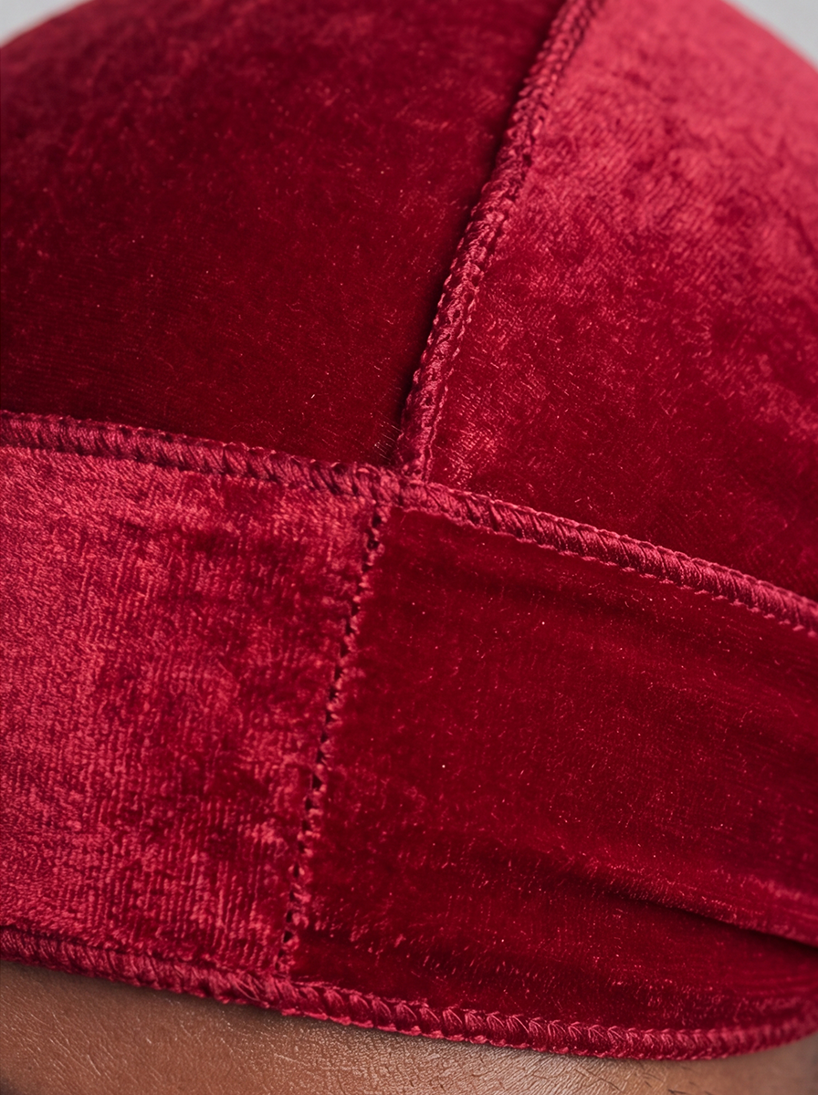Red Velvet Durag – Saint Durag – lifestyle view