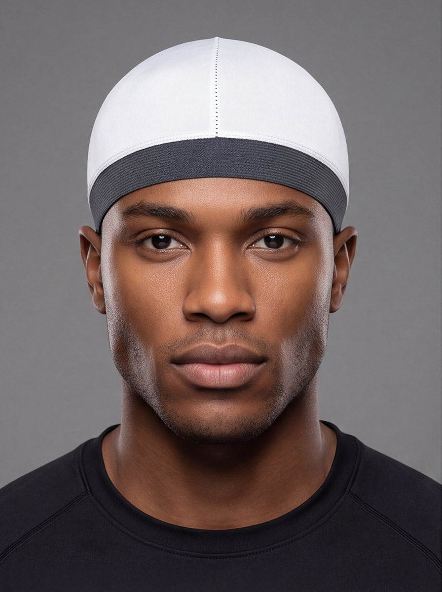 White Wave Cap – Saint Durag – front view