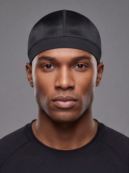 Black Wave Cap – Saint Durag – front view