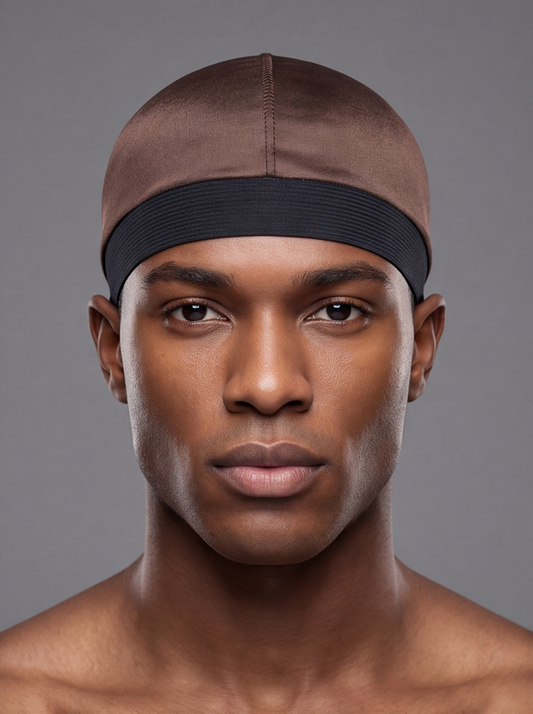 Brown Wave Cap – Saint Durag – front view
