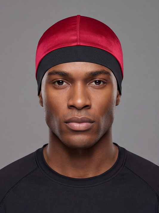 Red Skull Cap – Saint Durag – front view