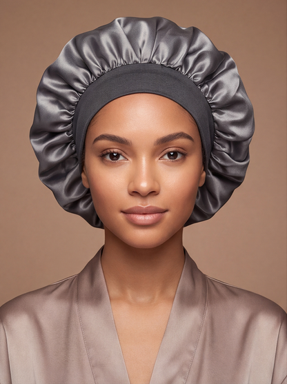 Grey Silky Bonnet – Saint Durag – front view