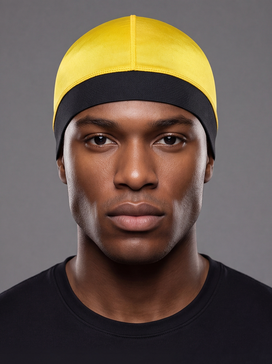 Yellow Wave Cap – Saint Durag – front view