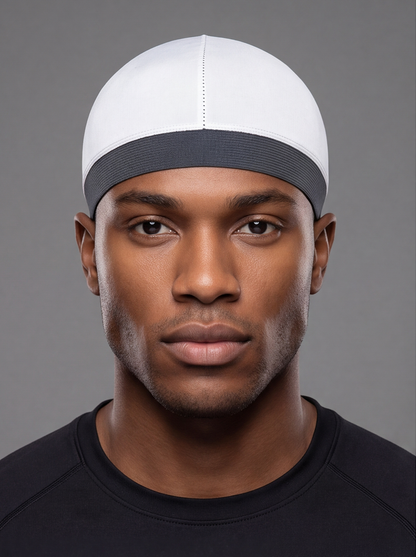 White Skull Cap – Saint Durag – front view