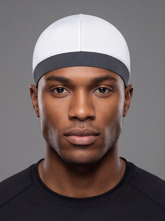 White Skull Cap – Saint Durag – front view