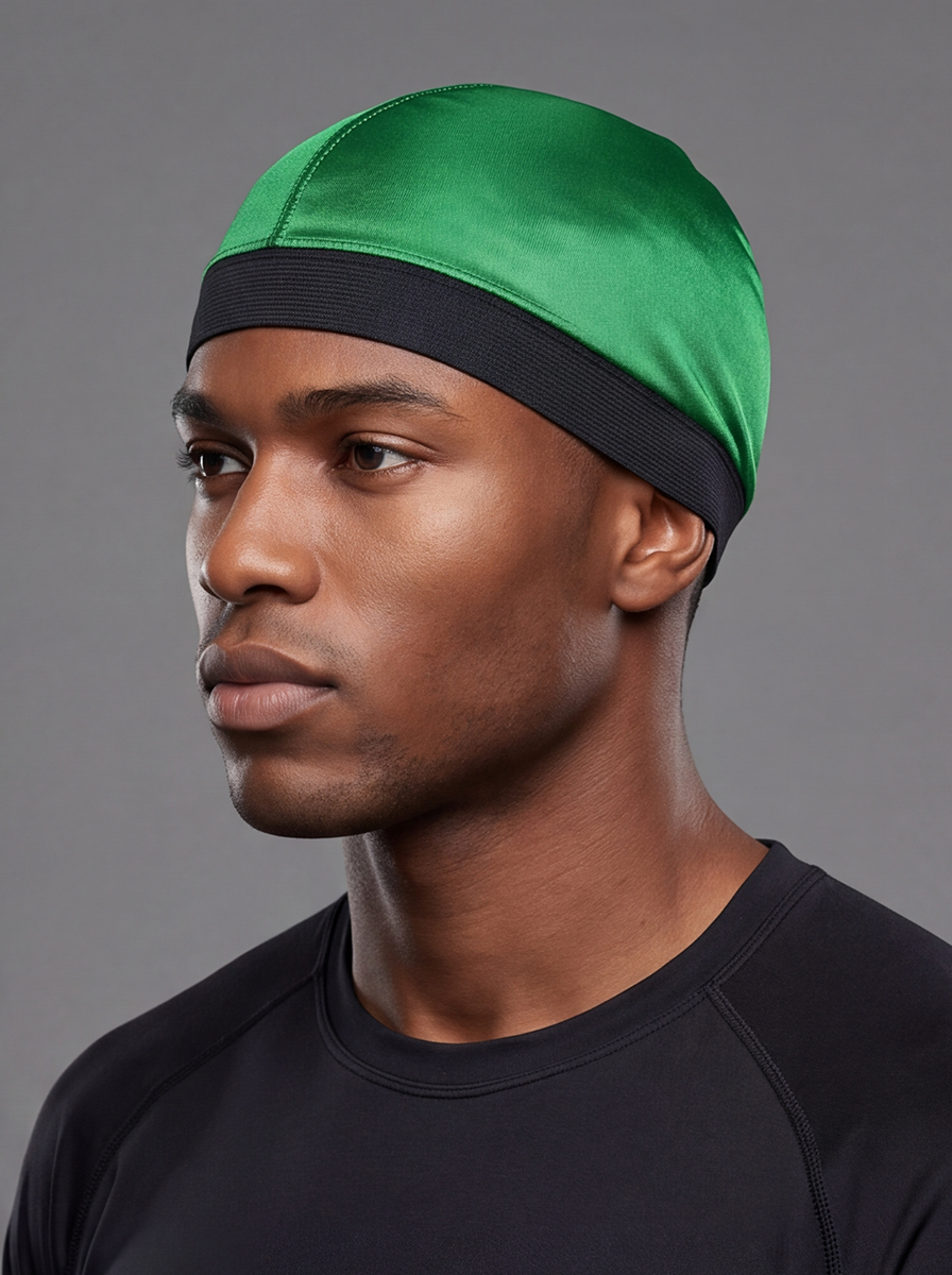 Green Skull Cap – Saint Durag – side view