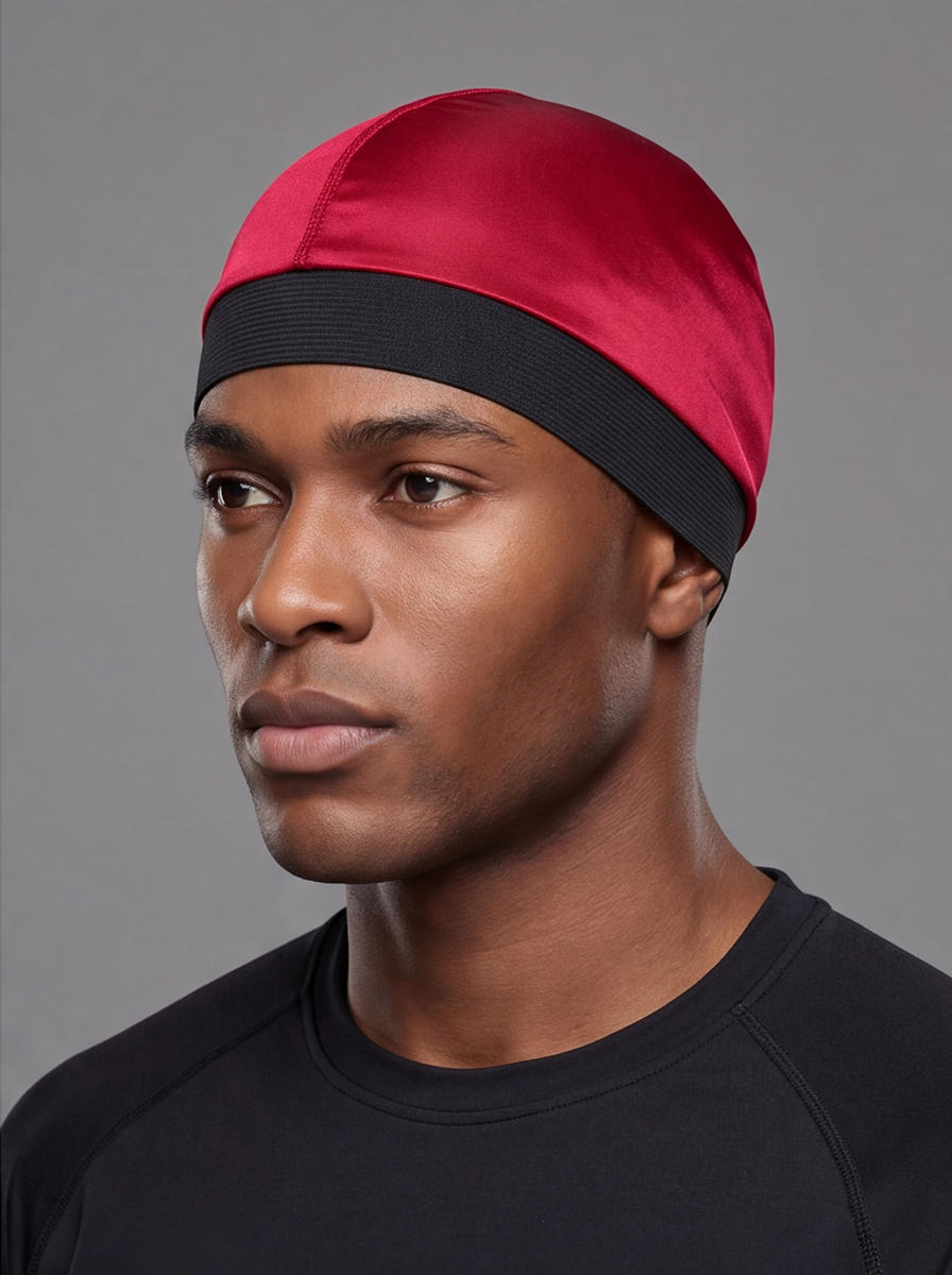 Red Skull Cap – Saint Durag – side view