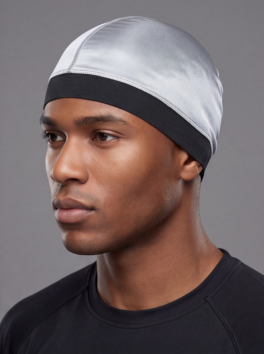 Grey Skull Cap – Saint Durag – detail view