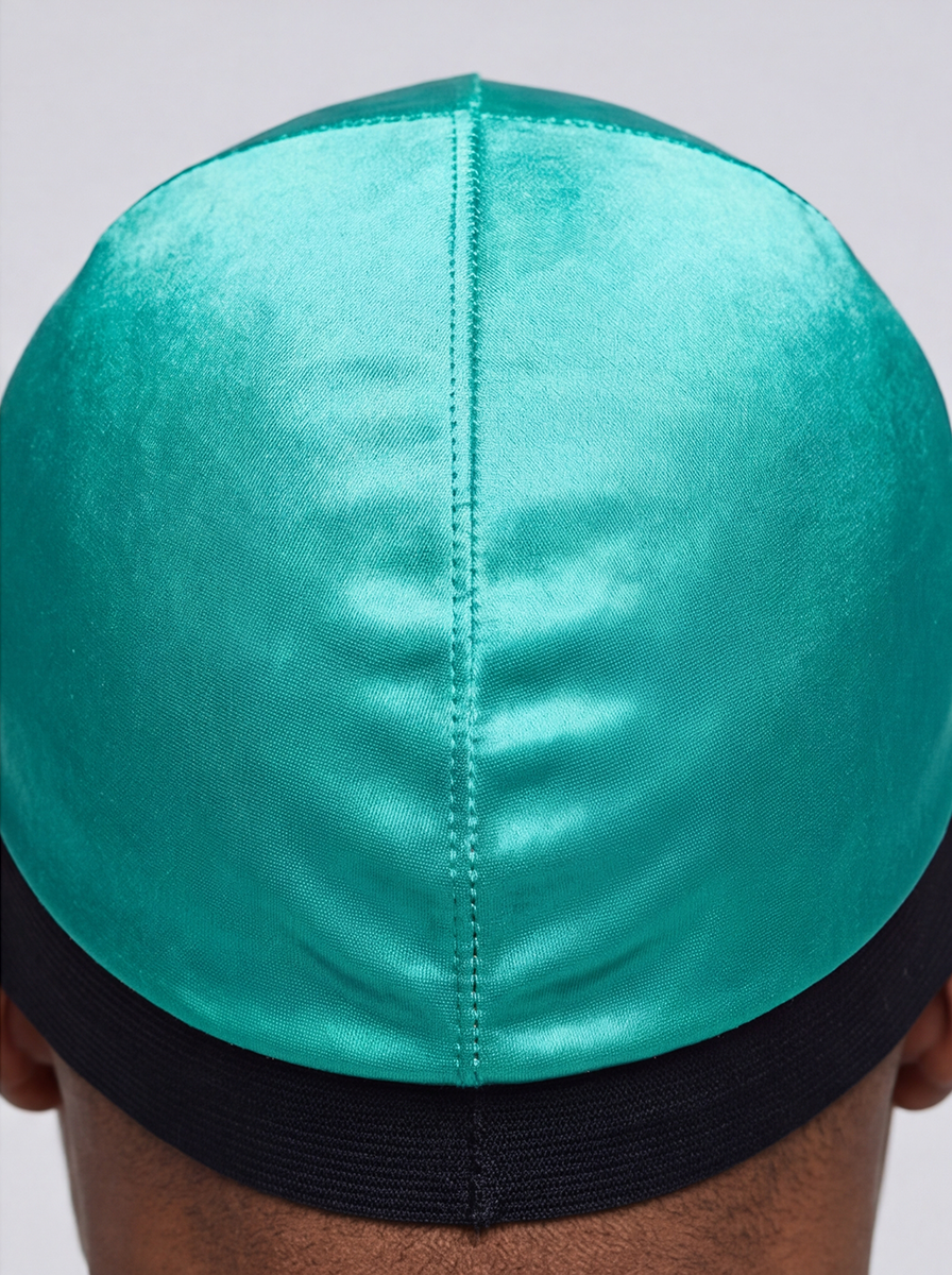 Turquoise Skull Cap – Saint Durag – lifestyle view