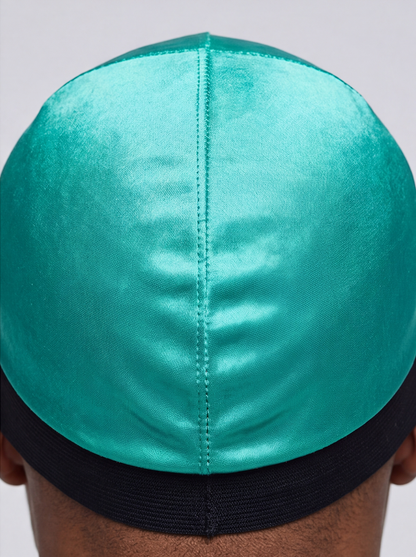 Turquoise Skull Cap – Saint Durag – lifestyle view