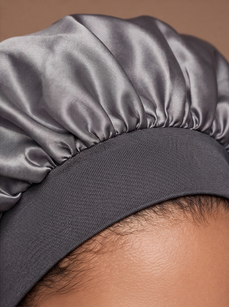 Grey Silky Bonnet – Saint Durag – detail view