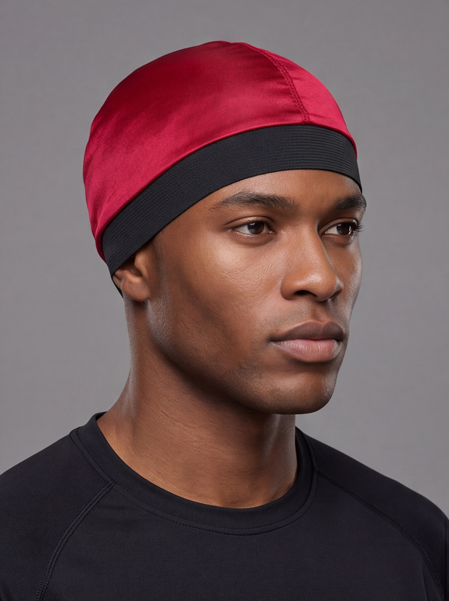 Red Skull Cap – Saint Durag – detail view