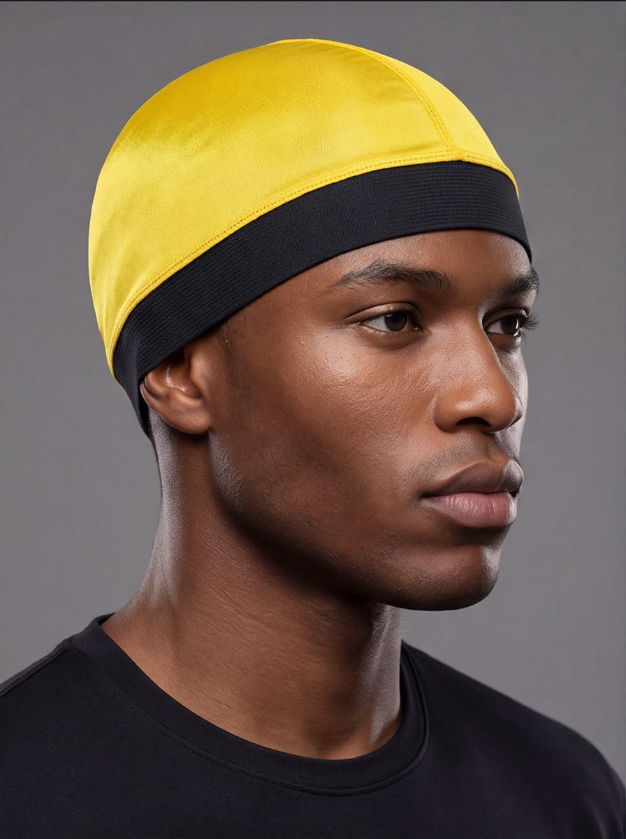 Yellow Wave Cap – Saint Durag – detail view