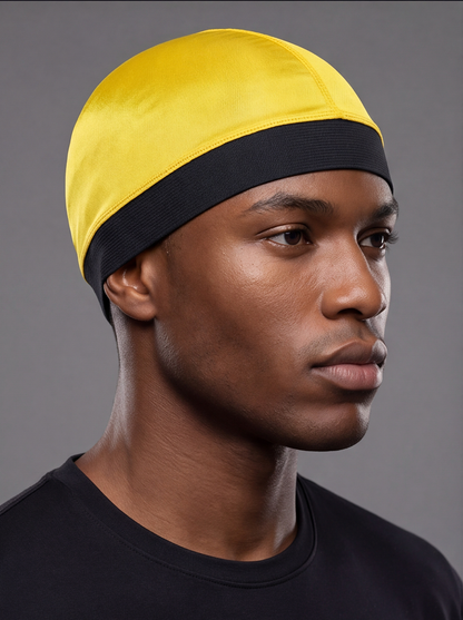 Yellow Wave Cap – Saint Durag – detail view