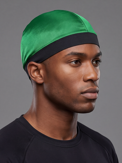 Green Wave Cap – Saint Durag – detail view