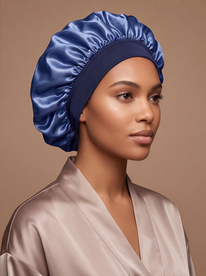 Blue Silky Bonnet – Saint Durag – detail view